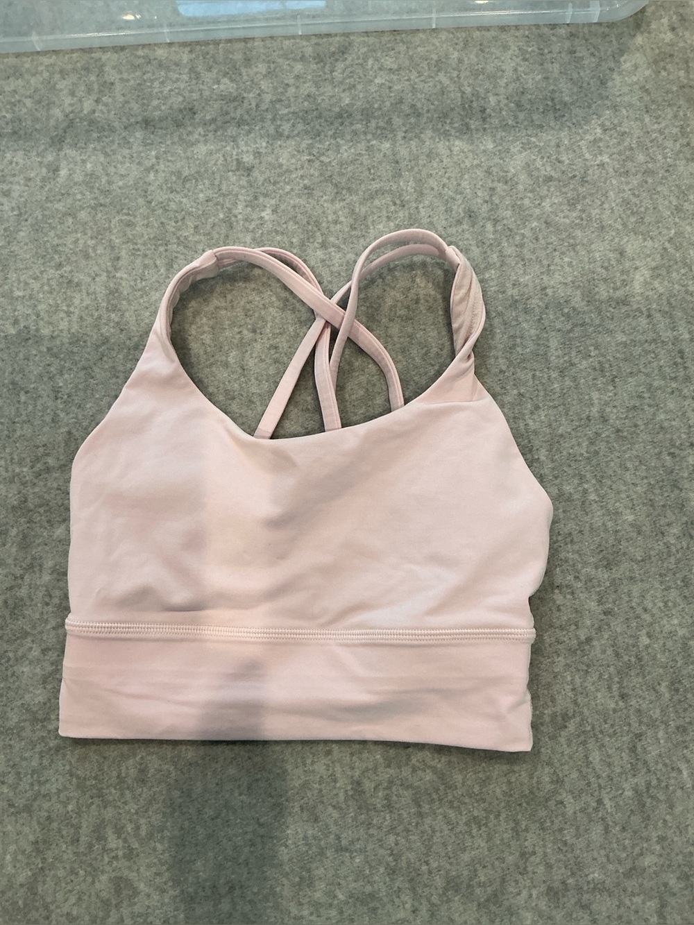 lululemon athletica Light Pink Strappy Sports Bra